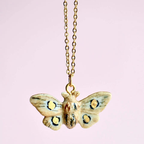 Solar Moth Necklace