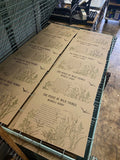 The Peace of Wild Things, Handmade Letterpress Print
