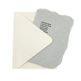 Settled Joy, Original Poem Letterpress Note Card