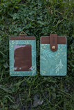 Silent Grove Floral ID Badge Holder