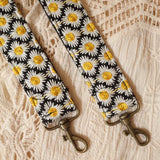 Daisy Dark- Multifunctional Handmade Embroidered Strap