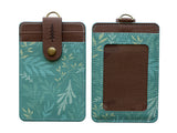 Silent Grove Floral ID Badge Holder