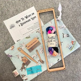 Bookmark/Bracelet Loom Kit Small Loom, Craft Kit Weaving