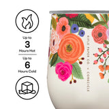 Rifle Paper Co. Cream Garden Party Stemless 12oz Cup
