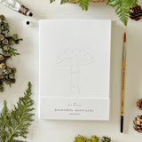 Mushrooms Paintable Watercolor Notecard Set by Emily Lex