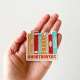 Booktrovert Embroidered Iron-On Patch Book Lover