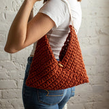 Torrey Tote Kit - Terra Cotta with Wood Handles