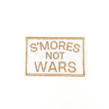 S'mores Not Wars Embroidered Iron-On Sew-On Patch