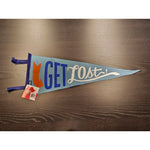 Get Lost (Large Pennant. Vintage-Styled Screen Printed)