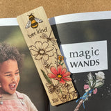 Wooden Bookmark- Bee Kind