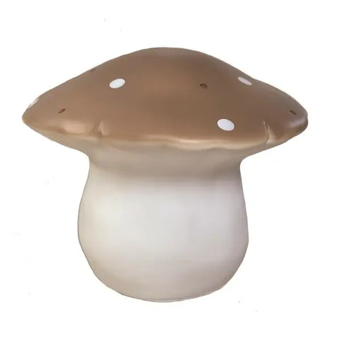 Medium Chocolate Mushroom Lamp w/ Plug
