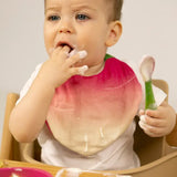 Ramona the Radish Baby Bib
