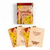 Cozy Conversation Starters - Deck of Cards + Storage Tin