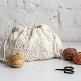 Trellis Stitch Drawstring Bag Kit - Spruce or Fawn