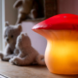 Medium Red Mushroom Lamp w/ Plug