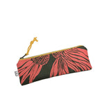 Pencil Case - Coneflower // Floral Zipper Pouch - Flora