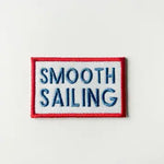 Smooth Sailing Embroidered Iron-On Patch
