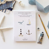 Seaside Paintable Watercolor Notecard Set (Emily Lex)
