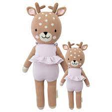 Violet the Fawn Knit Doll