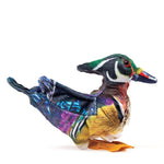 Mini Wood Duck Finger Puppet