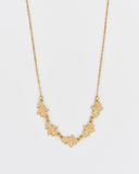 Oak Leaf Gold Choker Necklace
