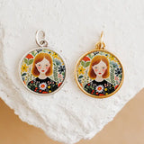 Dahlia Pendant Necklace Charm