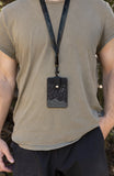 Midnight Mountain ID Badge Holder