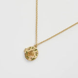 Fox & Acorn Oval Chain Locket Necklace