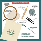 Pink Daisy Punch Needle Kit
