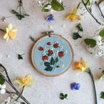 Wild Strawberries Embroidery Kit
