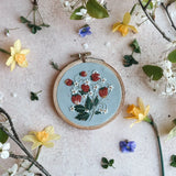 Wild Strawberries Embroidery Kit