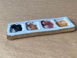 Ceramic Artist 4-Pan Paint Palette - Handmade Travel Palette