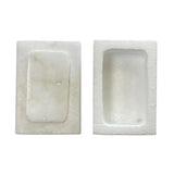 Red Fox Printed Soapstone Box Jewelry Storage
