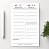 To Do Checklist: 50-Page Tear-Off Notepad