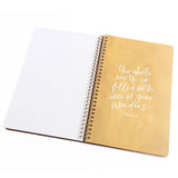 Sunset Stripe Church Notes Notebook