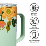 Rifle Paper Co. Mint Lively Floral 16oz Coffee Mug