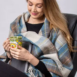 Stewart Muted Blue Deluxe Knee Blanket