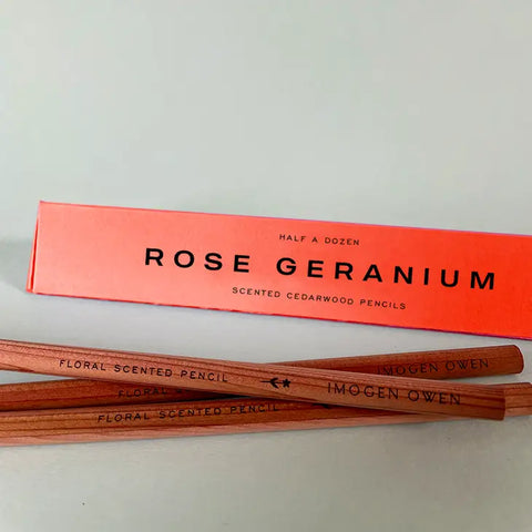Rose Geranium Scented Pencils