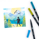 Dual Brush Pen Art Markers: Landscape - 10-Pack