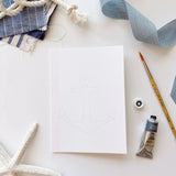 Seaside Paintable Watercolor Notecard Set (Emily Lex)