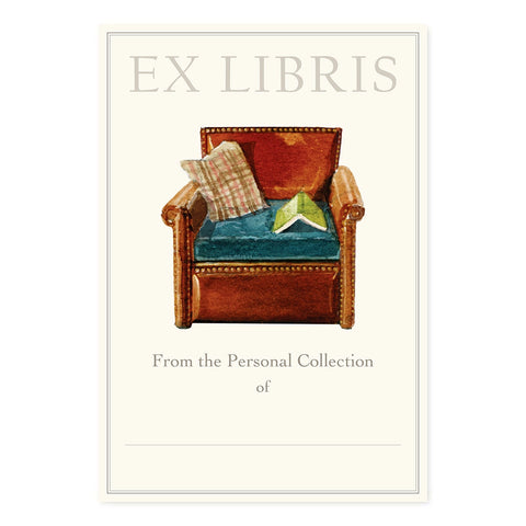 Reading Chair -- Bookplates