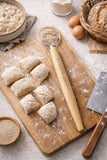 13" Danish Dough Whisk with Wood Handle