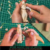 Wood Carving Blocks Set 5pcs. Linden/Basswood