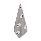 Grey Woolly Lamb 3D - Organic Jacquard Knit Baby Blanket