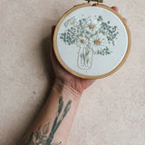 Cosmos & Forget-Me-Nots Embroidery Kit