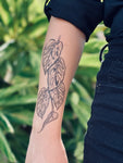 Monstera Vine Temporary Tattoo