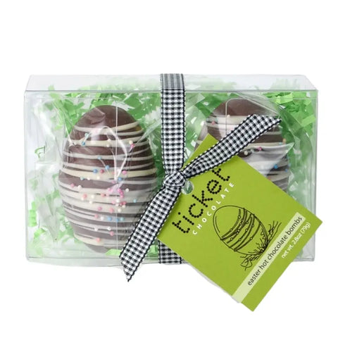 Egg-Shaped Easter Hot Chocolate Bombs