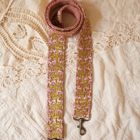 Forget Me Not- Multifunctional Handmade Embroidered Strap