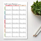 Weekly Self-Care Planner: 50 Page Tear-Off Notepad