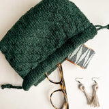 Trellis Stitch Drawstring Bag Kit - Spruce or Fawn
